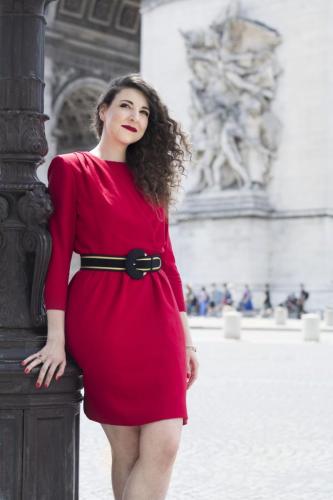 Eve-Maud Hubeaux at Triumph Arch Paris
